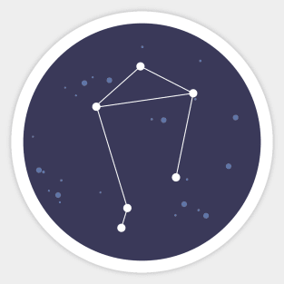 Libra Constellation Sticker